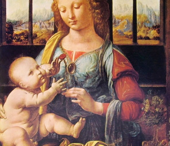 La Madonna del garofano di Leonardo da Vinci